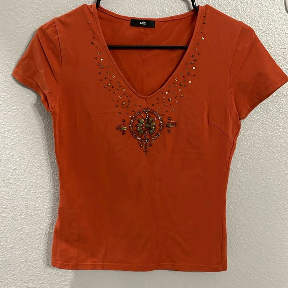 Shirt pumpkin color